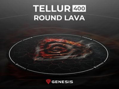 TELLUR 400 Round Lava - podloga za stol!