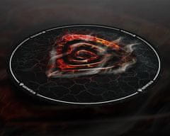 Genesis Tellur 400 Round Lava podloga za stol, protizdrsna, 100 cm