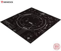 Genesis Tellur 400 Square Hud podloga za stol, protizdrsna, 110x100 cm