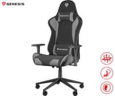 Nitro 440 G2 gaming/pisarniški stol, ergonomski, črna-siva
