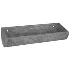 Vidaxl Vrtno stensko korito 50x16x10 cm corten jeklo