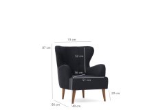 Atelier Del Sofa Krilni stol