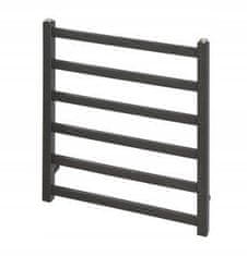shumee Mekury črni kopalniški radiator z držalom za brisače 263 W