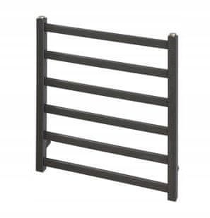 shumee Mekury črni kopalniški radiator z držalom za brisače 263 W