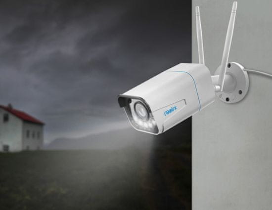 Reolink RLC-511WA Wi-Fi Video Nadzorna Kamera: Visoka ločljivost 5Mp, Nočni domet do 30m, Dvosmerni zvok, Aktivno odvračanje - Brezplačna aplikacija vključena