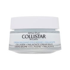 Collistar Pure Actives Collagen + Malachite Cream Balm učvrstitvena krema za obraz proti gubam 50 ml za ženske