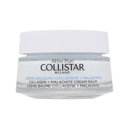 Collistar Pure Actives Collagen + Malachite Cream Balm učvrstitvena krema za obraz proti gubam za ženske POKR