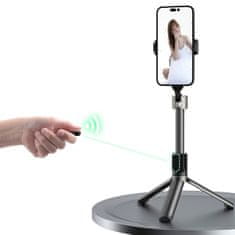 slomart palica za selfije / teleskopska palica s stativom dudao f18w - bela
