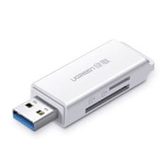 NEW Čitalnik pomnilniških kartic TF SD pod USB 3.0 bele barve