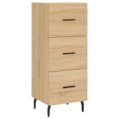 Vidaxl Visoka omara sonoma hrast 34,5x34x180 cm inženirski les