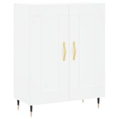 Vidaxl Komoda bela 69,5x34x90 cm inženirski les