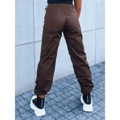 Dstreet Ženske hlače s padalom ADVENTURE rjave barve uy1638 s40