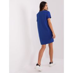 RELEVANCE WITASA ženska obleka do kolen kobaltno modre barve RV-SK-8724.12_400880 S-M