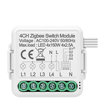 Avatto N-ZWSM01-4 TUYA inteligentno kanalsko stikalo ZigBee