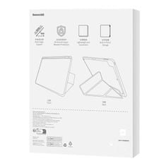 BASEUS Minimalistični zaščitni ovitek za iPad Air 4/5 10,9-palčni (bel)