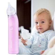 Novama Pingo Spark Pastel Pink Nosni aspirator z osvetljeno konico, roza