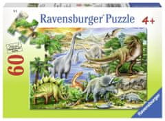 Ravensburger Puzzle - Prazgodovinsko življenje 60 kosov