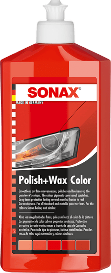 Sonax barvna polirna pasta NanoPro, rdeča, 500 ml