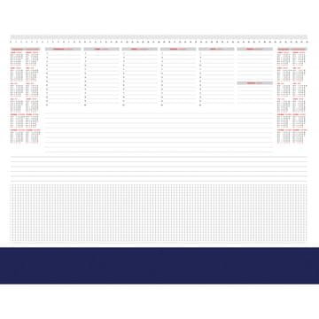 Koledar podloga PVC sort.barve 2024