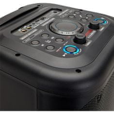 AIWA KBTUS-450 zvočnik s kolesi, Bluetooth 5.0, RGB osvetlitev, črn