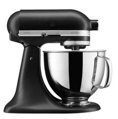 KitchenAid Artisan samostoječi mešalnik, 4,8 l, mat črn (5KSM125EBM) - odprta embalaža