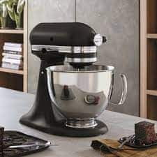 KitchenAid Artisan samostoječi mešalnik, 4,8 l, mat črn (5KSM125EBM) - odprta embalaža