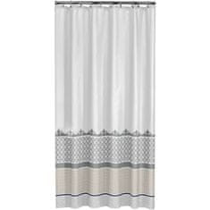 Vidaxl Zavesa za tuš Marrakech 180 cm srebrna