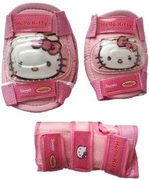 Greatstore HELLO KITTY ščitniki za rolerje za dojenčke - 6 kosov. D'arpeje