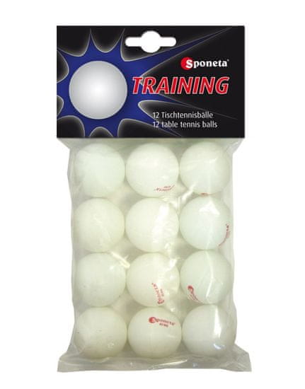 Greatstore Žogice za namizni tenis SPONETA TRAINING 12 kosov.