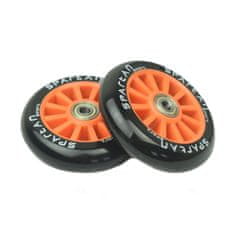 Greatstore Kolesa za skuterje Performance z ležaji ABEC7 (oranžna)