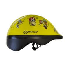 Greatstore Kolesarska čelada rumena MASTER Flip XS