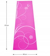 SPARTAN Podloga za vadbo joge roza 170 x 60 cm - roza
