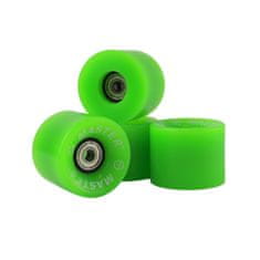 Greatstore MASTER Skateboard kolesa 60 x 45 mm - zelena