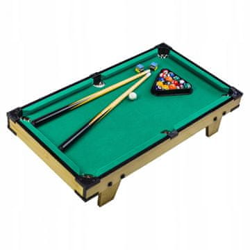 shumee Mini biljardna miza SPARTAN 67 x 38 cm