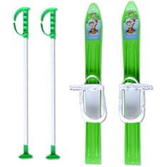 Greatstore Otroške smuči s palicami 60 cm MARMAT Green