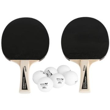shumee Set loparjev za namizni tenis BUTTERFLY Ovtcharov z žogicami 3v1