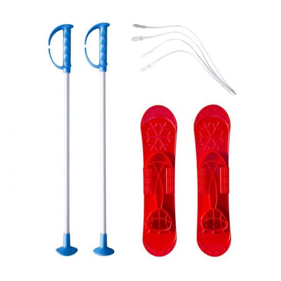 shumee Otroške smuči s palicami 42 cm MARMAT Red