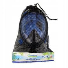 Greatstore MASTER Maska za potapljanje s celim obrazom S-M Black