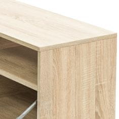 Vidaxl TV omarica 2 kosa inženirski les 95x35x36 cm hrast