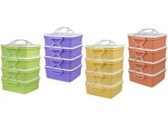 Kovovýroba Jeníkov Nosilec hrane 4x1,2l kvadratni 17x15x25cm plastika