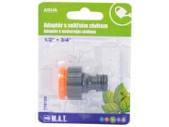 Adapter z notranjim navojem 1/2" + 3/4" AQUA