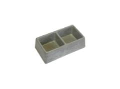 Dvojna posoda BE-MI beton 0,4lx0,6l