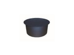 CZ Dimni pokrovček 120mm t.1,5mm BLACK