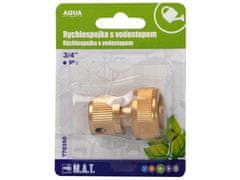 M.A.T Group Hitra spojka 3/4" z vodnim zapornim elementom Ms AQUA