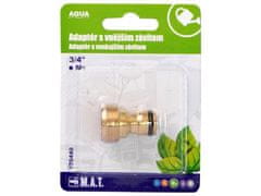 Adapter s 3/4" zunanjim navojem Ms AQUA