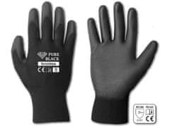 Bradas Rokavice PURE BLACK PU 8