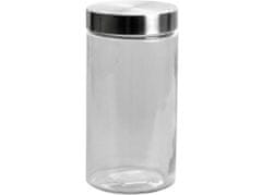 Stekleni kozarec 1,7 l + pokrov iz nerjavečega jekla