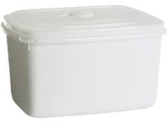 Kvadratna plastična posoda za mikrovalovno pečico 2,3 l