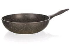 Ponev WOK 28x7,8cm/3mm nelepljiva PREMIUM temno rjava