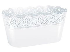 Prosperplast Prsni koš 28,5x13,5x15,5cm BELI (S449)